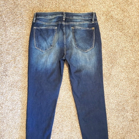 VIGOSS stretchy distressed denim Thompson Tomboy jeans sz 30 in great condition - Picture 4 of 6